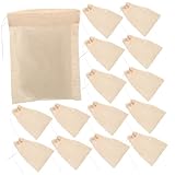 Ciieeo Loseblatt-teefilter 100 Stück Leere Teebeutel Mit Kordelzug Papier-teefilterbeutel Wiederverwendbar-tee-ei-beutel