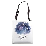 Lyrids Meteor Shower Vintage Cosmic Artwork Tote Bag