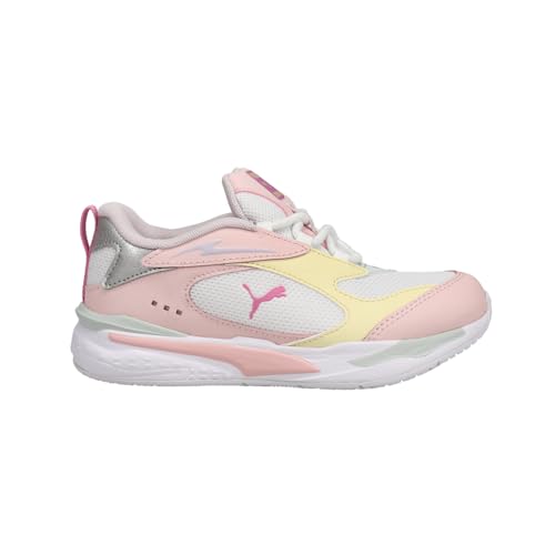 PUMA Girls' Rs-fast Limits Shiny Lace Up Sneakers (Little Kid)