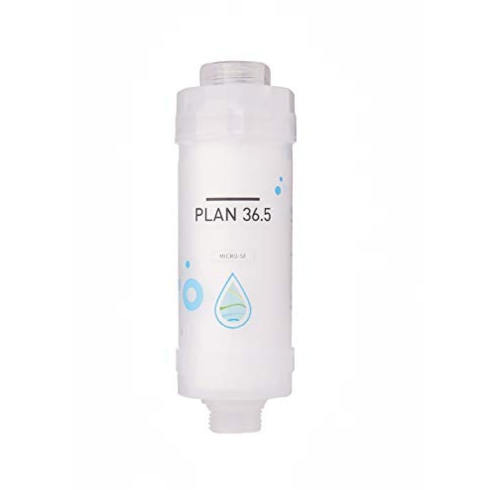 Plan 36.5 Premium Vitamin C Deluxe Korean Shower Filter for Bathroom Shower | Hard Water Filter | Hard Water Softener for Tap and Shower | Shower Filter for Hard Water for Hair