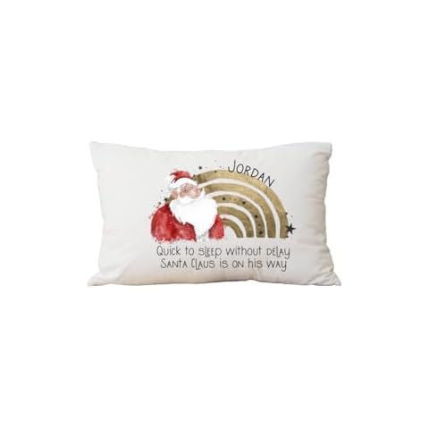 Personalised Santa Claus Christmas Eve Pillow Case Cover