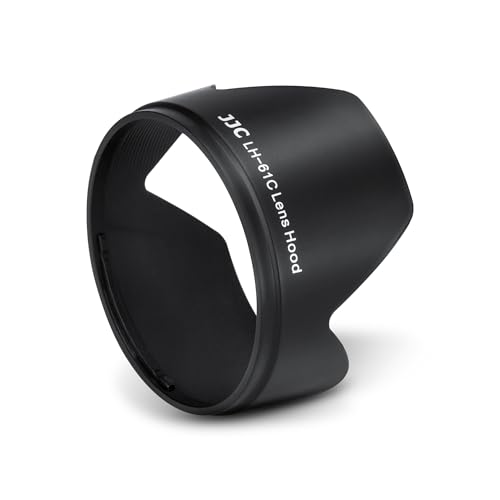 Image of JJC Lens Hood for Olympus 14-150mm, Zuiko 14-42mm &M.Zuiko ED 14-150mm Lens | Replaces Olympus LH-61C Hood, Reversible, Compatible with 58mm Filter /Cap, Reduces Lens Flare, Anti-Scratch, Durable ABS