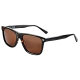 ZENOTTIC Occhiali da Sole Polarizzati da Uomo Quadrati: Occhiali da Sole Retrò alla Moda Protezione UV400 - Montatura Classica Rettangolare