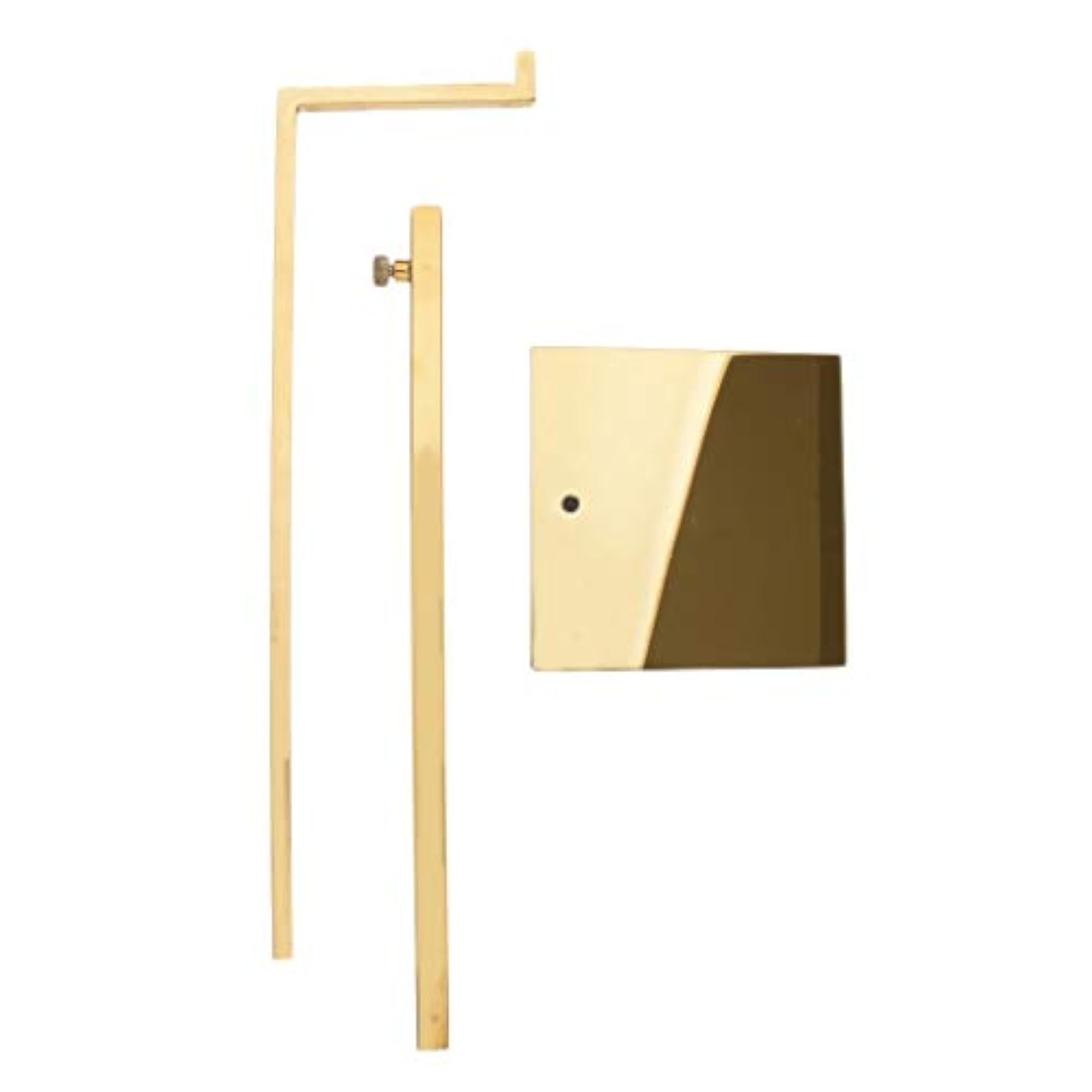 Stainless Steel Adjustable Handbag Display Stand, Gold