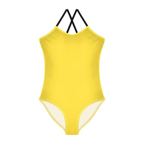 Gold Bathing Suits for Girls Swimsuit Summer Beach One Piece Swimsuits Swimwear