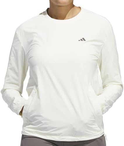 Adidas Golf ULT365 WIND.RDY Water Repellent Crew Pullover, Women 