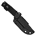 Kershaw Pack Mule Fixed Blade Field Knife, 3.9 inch N690 Steel Blade, Working Finish, Clip Point, Includes Kydex Sheath, Made in the USA
