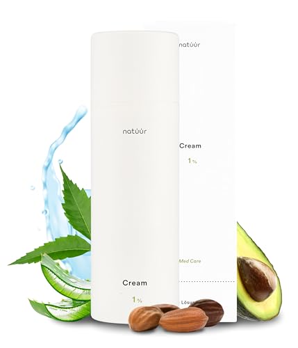 natüür Cream con extracto de neem (150 ml) – Crema hidratante para piel sensible y seca – Se absorbe rápidamente, no grasa, vegana, fabricada en ES