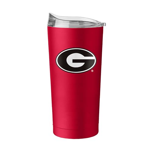Image of Logo Brands NCAA 20 oz Powder Coat Stainless Tumbler -Double-Wall Insulated Everday Tumbler for Hot or Cold Drinks, High Lip Lid, Team Color