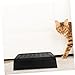 POPETPOP Elevated Cat Ramp for Litter Box Durable Cat Steps with Filter Function Easy Access Minimizes Litter Spread Comfortable Resting Spot