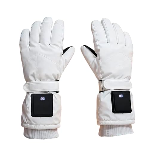 Guantes calefactables USB cortavientos de punto para senderismo y moto