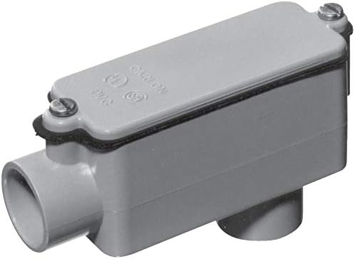 Schedule 40 PVC LB Shaped Conduit Body - 1-3/4"