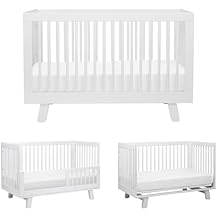 Babyletto Hudson 3-in-1 Convertible Baby Crib with Toddler Bed &amp; Daybed Conversion - Easy to Assemble - GREENGUARD Gold Cer