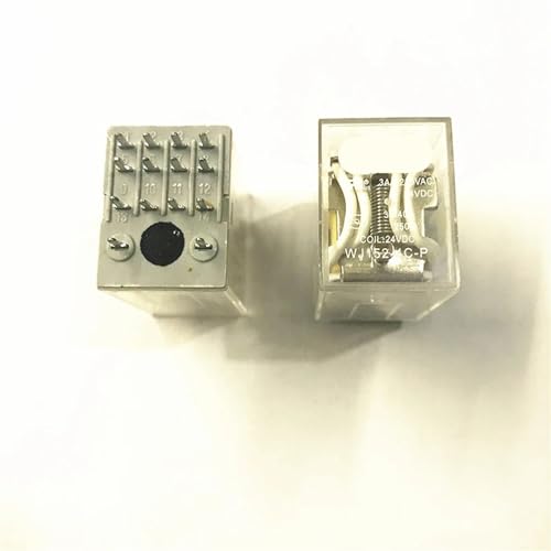 Relais WJ152-4C-P DC24V compatible MY4N-J à 14 broches pour circuits imprimés