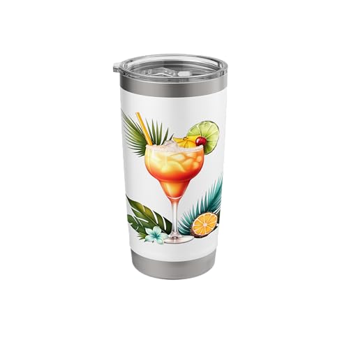 Bahama Mama Cocktail Stainless Steel Insulated Tumbler