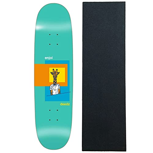 Enjoi Skateboard Deck Deedz Shaped Skart 8.375" x 31.6" with Grip
