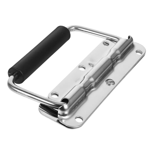 VILLCASE Collapsible Toolbox Handle Stainless Steel Spring Loaded Handle for Tool Cabinet