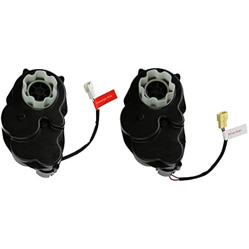 Pair of Gearbox 12 Volt Motor for Kid Trax Kids Ride On Power Car Wheels Dodge Police Car Ram 3500 Dually VW Beetle Mercedes ML Marvel Halk UTV