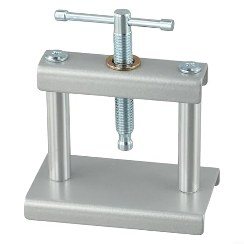 Ensemble d'outils professionnels de presse pour fermeture de boîtier arrière, 18 matrices interchangeables pour modèles ronds et carrés, corps en métal avec poignée de précision pour remplacement et