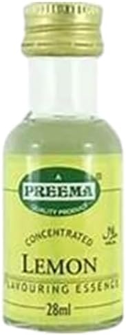 Flavouring Essence 28ml Bottle Halal Different Flavours Essance For Baking Cooking Drinks HerbsnSpiceit (28ml, Lemon)