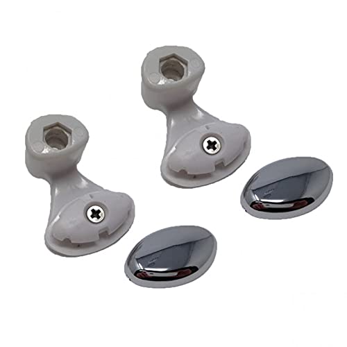 Novellini Cuscinettisupporti LUNES R Vers. Binario Unico /cromo R07lur1-B, Silver