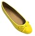 Shoes 18 Womens Ballerina Ballet Flats Shoe 8500 Canary Yellow 8