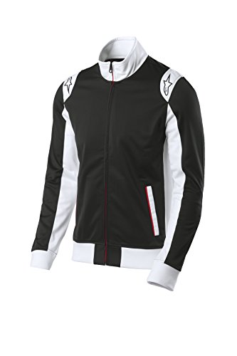 Alpinestars Young Menâ€™s Lightweight Track Jacket, Modern fit Outerwear, spa Track Jacket Black, XL