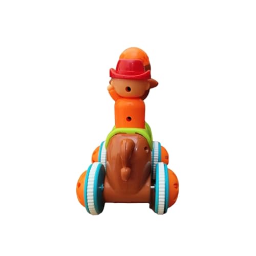 Image of ToyBharat Pressing Go Small Camel is a Multicolour Push N Go Gift Toy with Realistic Animal Design. Made in India with Safe, Non-Toxic Materials-Perfect for Indoor and Play for Kids Aged 1-6 Years.