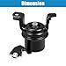 X AUTOHAUX Front Right Car Engine Motor Mount Replacement for Toyota RAV4 4 Cyl 2.0L 1996-2000 No.1236274391 Black