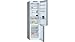 FRIGO COMBI NO FROST PUERTA CRISTAL NEGRO BALAY 3KFE765BI 2030X600MM.CLA.A++