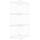 IMIKEYA Gefrierschranktrennwand aus Eisen und Kunststoff mit Gitterdesign Universelle Kompatibilität und Einfache Installation für Kühlschrankaufbewahrung