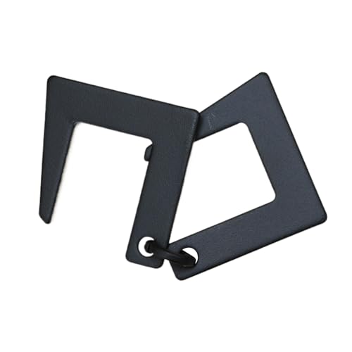 Duroecsain Gancho al aire libre en forma de S, gancho en S de metal resistente - Percha de utilidad sólida para exteriores - Gancho portátil de rama de árbol de jardín, suspensión ligera fuerte para