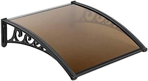 Auvent extérieur anti-UV 80x100 protecteur contre pluie et neige