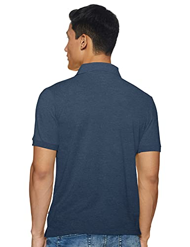 Image of Rupa Bumchums Men Super Combed Cotton Solid Half Sleeve Club Collar Polo Regular Fit T-Shirt with Chest Pocket