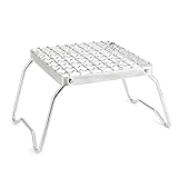 k-outdoor ミニ クッカースタンド シングルバーナースタンド グリッド 折りたたみ式 マルチ 焚火台 五徳 ソロキャンプ アウトドア バーベキュー