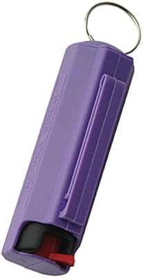 SZCO Supplies Scorpion Hard Shell Keychain Pepper Spray, Purple, 1/2-Ounce