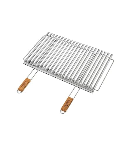 Griglie per barbecue modello Griglia barbecue Ompagrill B26740 Biologica con Recupero Grassi Cromo