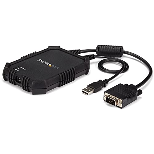 StarTech.com USB Crash Cart Adapter with File Transfer and Video Capture - Laptop to Server KVM Console - Portable & Rugged (NOTECONS02X)