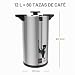 Imagen de Valgus 80 tazas 12L Cafetera percoladora profesional de acero inoxidable con filtro permanente Cafetera percoladora para fiestas