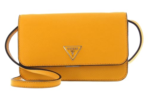 Sac à épaule bandoulière GUESS portable ECO Alexie moutarde