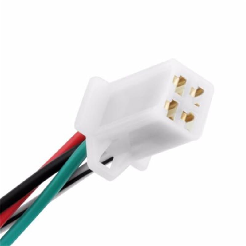 Motorcycle Ignition Switch with Key - 4 Wires for ATV, Go Kart, Moped, and Scooters (90cc to 250cc)