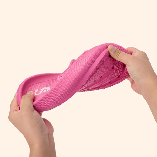 Pillow Slippers for Womens House Slides Sandals Cushioned Thick Sole Cloud Slippers Easy to Clean Quick Dry Shower Shoes2