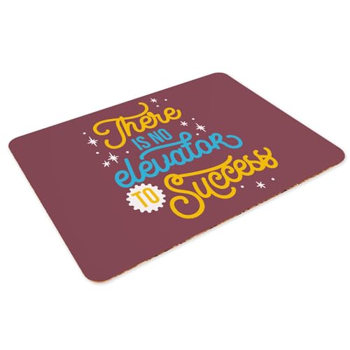 Napperons rouge motivation grand format 39,5x28,5 cm pour la table de cuisine - 3