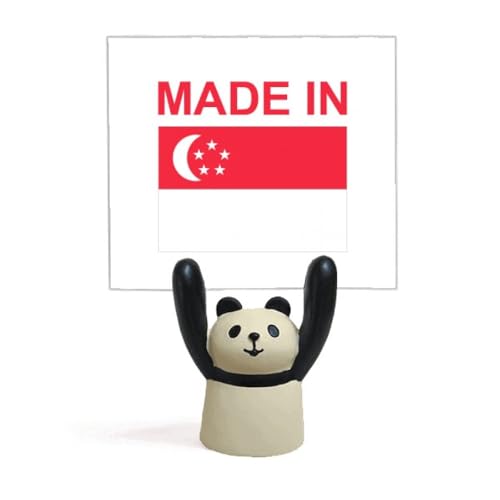 Cartoon animal panda stand Singapour, le cadeau déco pour petits et grands