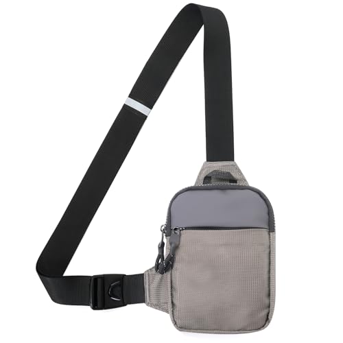 Mini bolsa tiracolo masculina feminina pequena à prova d'água para celular, pochetes, bolsa de bols