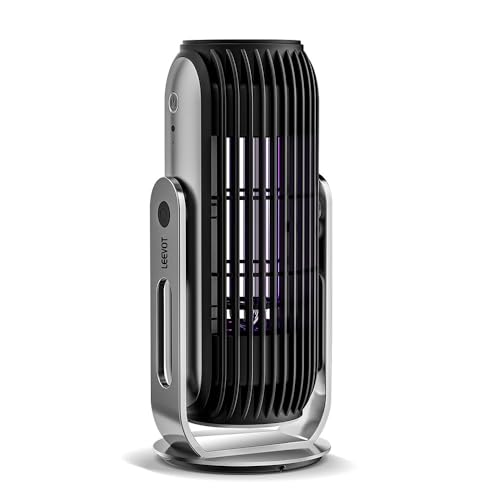 LEEVOT Lampada Antizanzare Elettrica 2000V 20W, Zanzariera Elettrica da Esterno/Ammazza Zanzare Elettrico 360°, Copertura 1000m² per Interni Camera/Esterno Giardino, Hotel, Ufficio