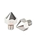 ZHENGGUIFANG ZGF3D 10Pcs MK8 Extruder Nozzle Brass Surface Electro Plating Nozzle 0.4/0.5mm 3D Printer Nozzle (Size : 0.4mm)