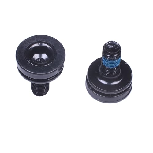 Image of PROWHEEL Bike Hex Crank Arm Fixing Bolts Spindle 8mm Allen Key Bolt Screws Capless Bottom Bracket for Cycling Bicycle Axle Fits Many Bike Cranksets