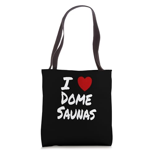 I Heart (Love) Dome Saunas Infrared Detoxification Relaxing Tote Bag