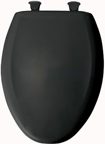 Church 380SLOWT 047 Elongated Slow Close Toilet Seat, Black